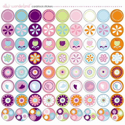 SEI - Ally - Cardstock Stickers  (pack of 5)